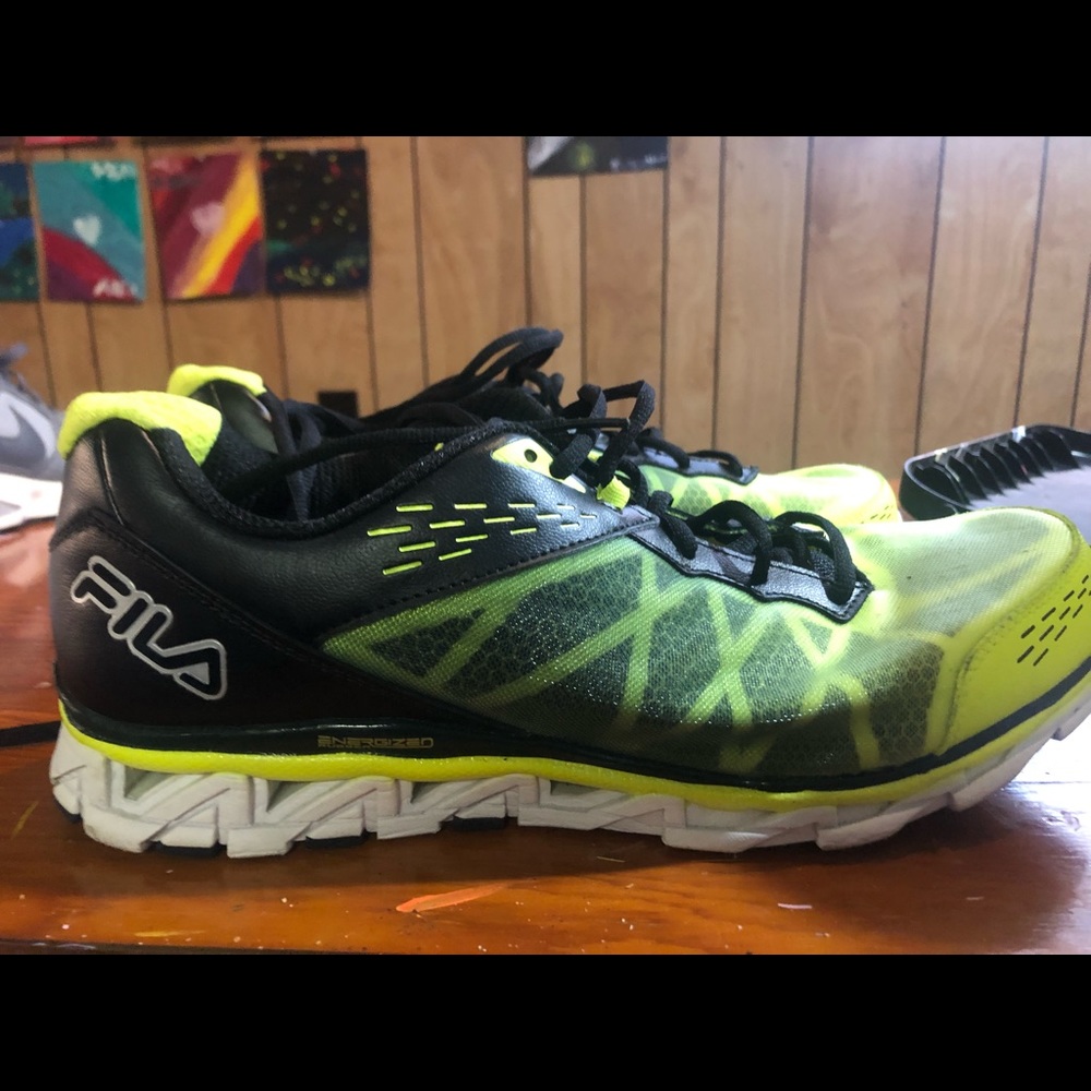 green fila sneakers